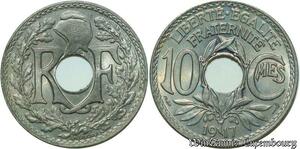 S576 France 10 Centimes Lindauer 1917 FDC ! Un Bijou -> Faire Offre