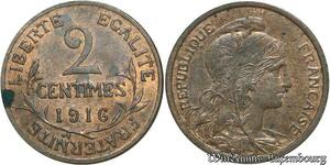 S581 France 2 Centimes Dupuis 1916 Superbe -> Faire Offre