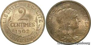 S585 France 2 Centimes Dupuis 1902 FDC -> Faire Offre