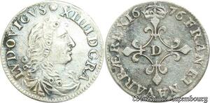S701 France 4 Sols des Traitants Louis XIV 1676 D Vimy Argent SUP -> Faire Offre