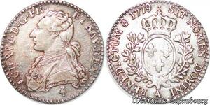 S720 France Rare 1/10 Ecu Louis XVI 1779 / 8 Argent Superbe ! -> Faire Offre