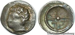 S754 Massalia Marseille (IIIe-I siècles av J.-C.) DT 681 Argent Signée MA