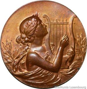 S951 France Médaille Art Musique Harpe LO Matter Cours Music Guitare -&gt;Faire Offre