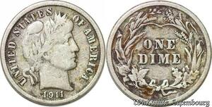 S986 United States One Dime 1901 Argent Silver -> Faire Offre