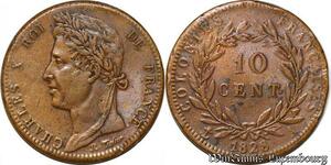 S1034 Colonies Guyane 10 Centimes Charles X 1828 A Paris -> Faire Offre