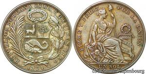S1058 Peru Sol 1924 Argent Silver -> Faire Offre