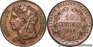S1084 France 10 Centimes Essai Concours de Gayrard 1848 -> Faire Offre