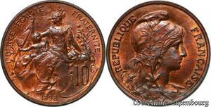 S1100 France 10 Centimes Dupuis 1898 Splendide Fleur de Coin -> Faire Offre