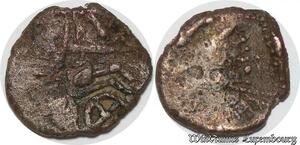 S1315 France Lingons Région de Langres Denier Kaletedoy c. 80-50 Rouelle Argent