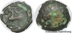 S1323 France Sequanes Besancon IIe - I S av JC Potin à la grosse tête bandeau