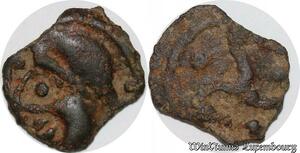 S1346 France Eduens Bibracte Mont-Beuvray IIe Potin I siècles avant JC Cheval