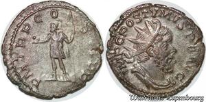 S1443 Rare Roman Empire Germany Antoninien Postume 261 Trèves -> Make offer