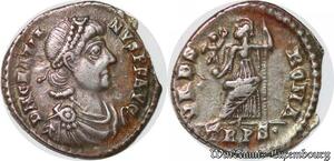 S1445 Antoninien Gratian 367-383 TrI Vrbs Roma - Gratia-Nvs Pf Avg