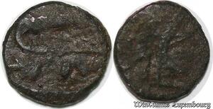 S1458 France Rare Potin Cantii Cantiens Kent Pc 28.02 Taureau Chargeant Droite