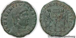 S1474 Rare France Decentius As Caesar 350-353 Centenionalis 350 Lyon Rslg Sup