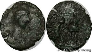 S1516 Empire Romain Antoninien Décentrée Tres long cou Jamais vu aussi grand