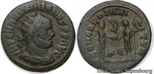 S1546 Antoninien Diocletien 295-296 Héraclée Concordia Militvm - He