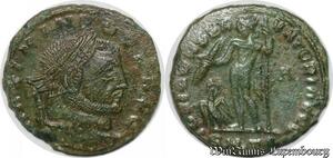 S1548 Tès Rare ! Follis R3 Maximin II Daia Maximian Thessalonique Smts 308 309