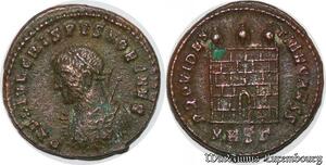 S1553 Rare Nummus Licinius II 317 Heraclée Providentiae Caess Mht(Delta)