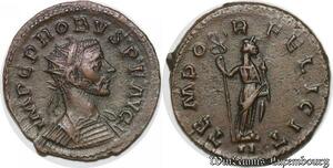 S1571 Rare France R3 Antoninien Probus 281 Lyon Tempor Felicit Superbe !