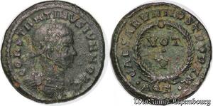 S1574 Nummus Constantin I Caesar 317-337 Vot V Aquileia mint AQT ->Make offer