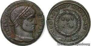 S1576 Rare Nummus Constantin I Caesar 321 -324 AD Siscia ASIS Superbe