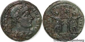 S1582 Nummus Constantin I Gloria Exercitvs // Arelate Arles 332-333 Pconst