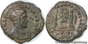 S1593 Rare France Nummus Constantin Ier Le Grand 318 Lyon Victoriae Princ Perp Vot Pr