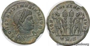 S1596 Nummus Constantin I Trèves Gloria Exercitvs - TRS Splendide ->Make offer