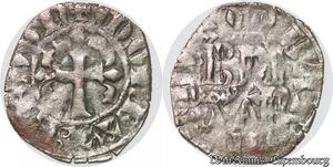 S1634 France Bretagne Double Parisis Charles de Blois 1346 Rennes Moneta Redon