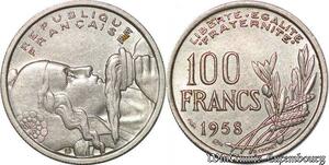 S1688 France 100 Francs Cochet 1958 -> Faire Offre