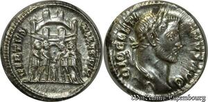 S1782 Italy Argenteus Diocletianus 284-305 Siscia 294/295 Virtvs Militvm