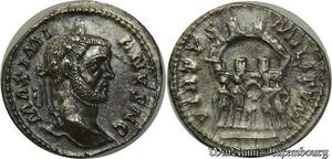 S1783 Italy Argenteus Maximianus Ticinum Ad 294 Maximianus Avg Virtvs Militvm