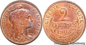S1809 France 2 Centimes Dupuis 1903 Quasi Splendide -> Faire Offre