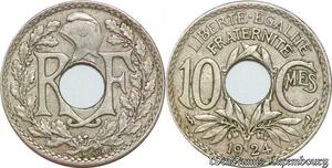 S1818 France 10 Centimes Lindauer 1924 Poissy -> Faire Offre