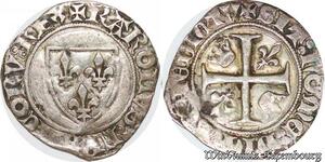 S1828 Rare France Blanc Guénar Charles VI ! Limoges -> Faire Offre