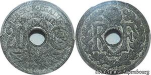 S1852 Rare France 20 Centimes Lindauer 1946 B PCGS MS63 Splendide - Faire Offre
