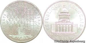 S1876 France 100 Francs Pantheon 1983 FDC Argent Silver - Faire Offre