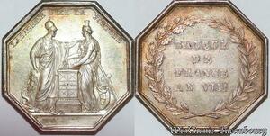 S1889 France Jeton Consulat Banque de France An VIII Paris Argent Silver