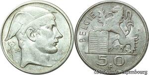 S1923 Belgium 50 Francs 1954 Argent Silver - Faire Offre