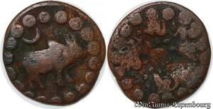 T7836 Nepal unité type Pashupati Lichchhavi Dynasty Narendradeva 641-680 -&gt; MO