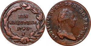 P0080 Austria Habsburg Kreutzer Joseph II 1790 S !  XF -> Make offer