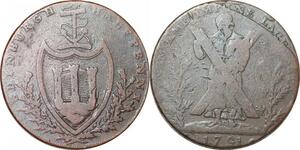 P0170 United Kingdom 1/2 Penny Lothian Hutchison's 1791 Edinburgh -> Make offer