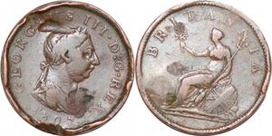 P0175 United Kingdom Penny George III 1807 KM 663 -> Make offer