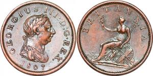 P0177 United Kingdom Penny George III 1807 KM 663 -> Make offer
