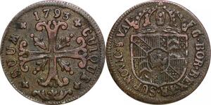 P0212 Switzerland Swiss Neuchâtel Cantons 1/2 Batzen Friedrich Wilhelm II 1793