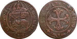 P0214 Switzerland Neuchâtel Swiss Cantons 4 Kreuzer Friedrich Wilhelm II 1792