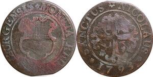 P0215 Switzerland Swiss Fribourg Cantons 2 Kreuzer 1793 -> Make offer