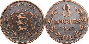 P0284 Guernsey 8 Doubles 1885 H Heaton -> Make offer