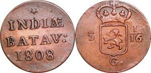 P0303 Netherlands East Indies Indonesia Duit Batavia 1808 -> Make offer